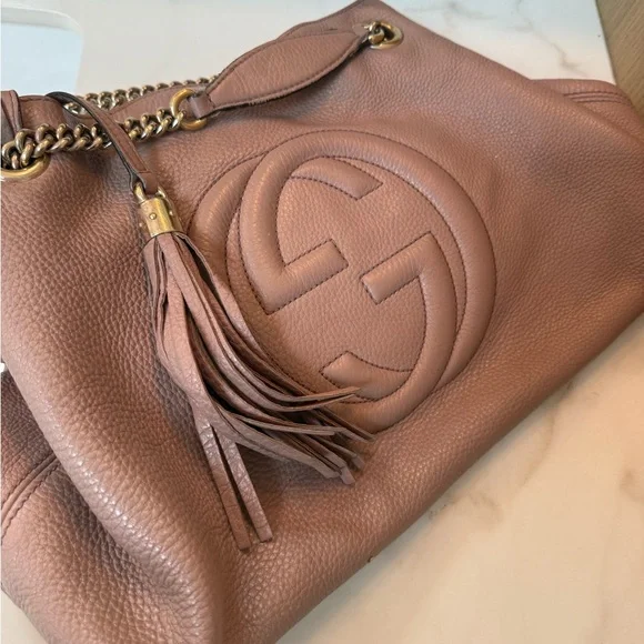 Gucci Soho Interlocking G Leather 2way Bag - Picture 3 of 4